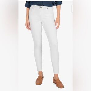 Kut from the Kloth White Skinny Jeans Ankle Length